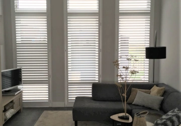 Clearview shutters in woonkamer